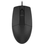 A4Tech OP-330S Wired USB Mouse, 1200 DPI, 5 Million Clicks, Wider Scroll Wheel, 8 Gestures, Silent Clicks, OP-330S